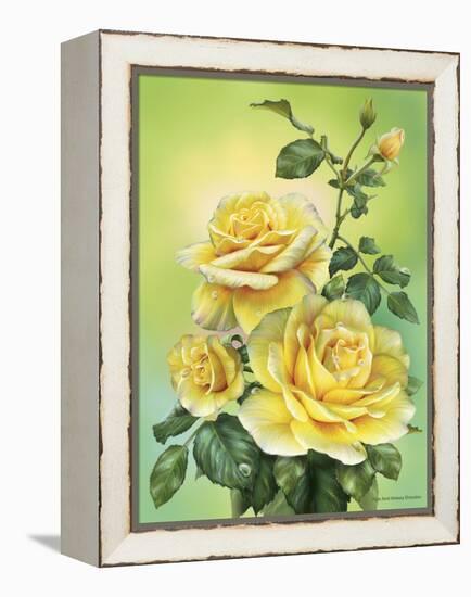 Roses Yellow-Olga And Alexey Drozdov-Framed Premier Image Canvas