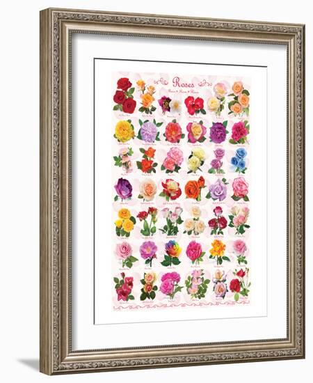 Roses-null-Framed Art Print