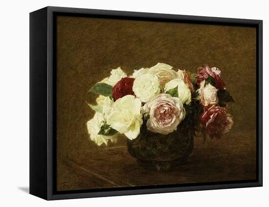 Roses-Henri Fantin-Latour-Framed Premier Image Canvas