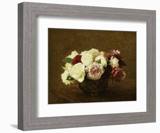 Roses-Henri Fantin-Latour-Framed Giclee Print