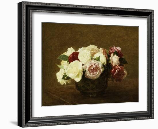 Roses-Henri Fantin-Latour-Framed Giclee Print