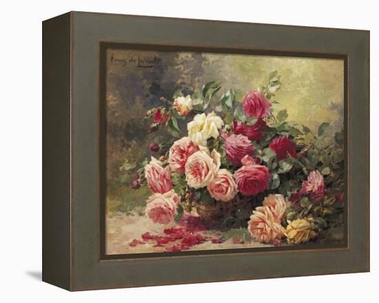 Roses-Albert Tibule Furcy de Lavault-Framed Premier Image Canvas