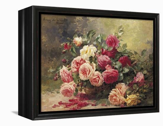 Roses-Albert Tibule Furcy de Lavault-Framed Premier Image Canvas