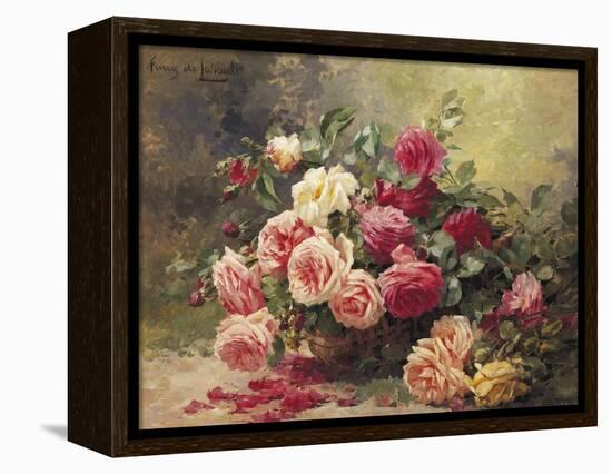 Roses-Albert Tibule Furcy de Lavault-Framed Premier Image Canvas