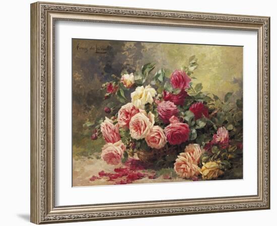 Roses-Albert Tibule Furcy de Lavault-Framed Giclee Print