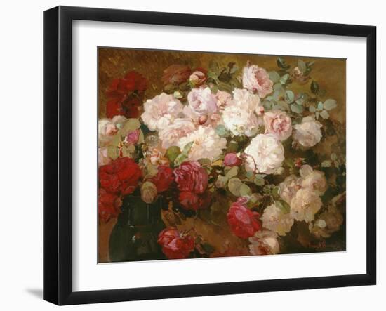 Roses-Franz Bischoff-Framed Art Print
