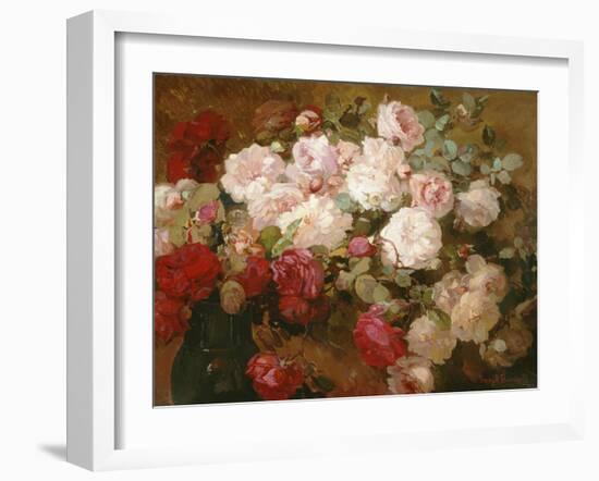 Roses-Franz Bischoff-Framed Art Print