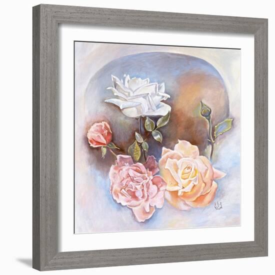 Roses-Judy Mastrangelo-Framed Giclee Print