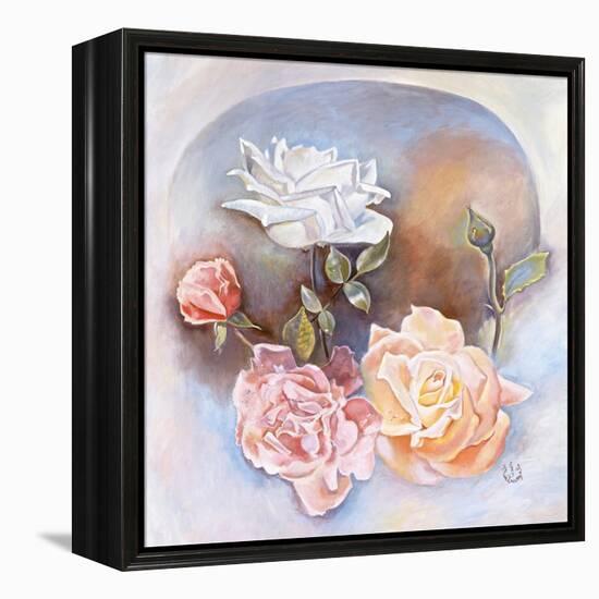 Roses-Judy Mastrangelo-Framed Premier Image Canvas