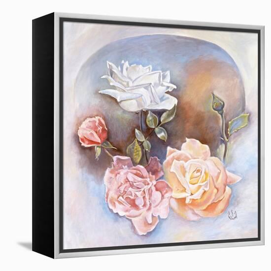 Roses-Judy Mastrangelo-Framed Premier Image Canvas