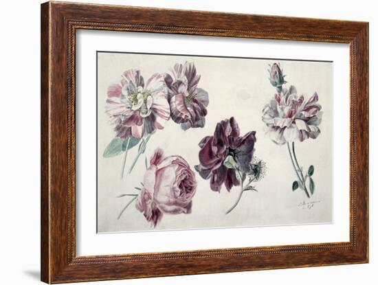 Roses-Sir Lawrence Alma-Tadema-Framed Giclee Print