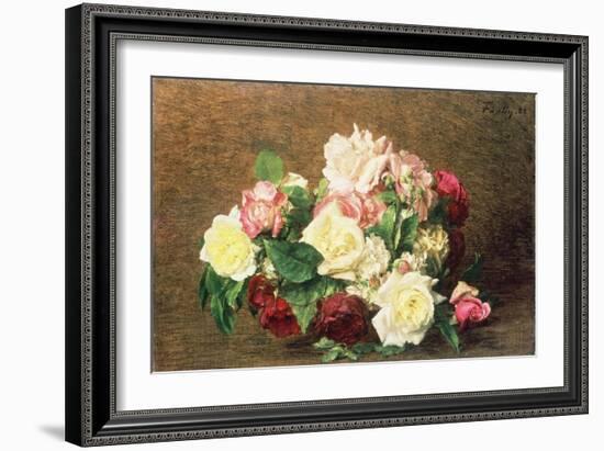 Roses-Henri Fantin-Latour-Framed Giclee Print