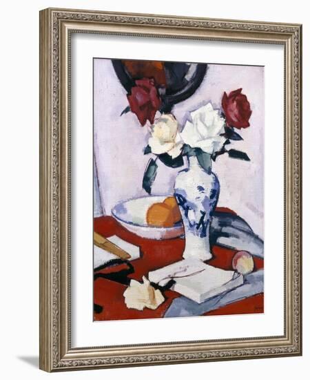 Roses-Samuel John Peploe-Framed Giclee Print