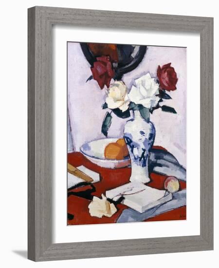 Roses-Samuel John Peploe-Framed Giclee Print