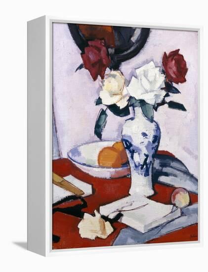 Roses-Samuel John Peploe-Framed Premier Image Canvas