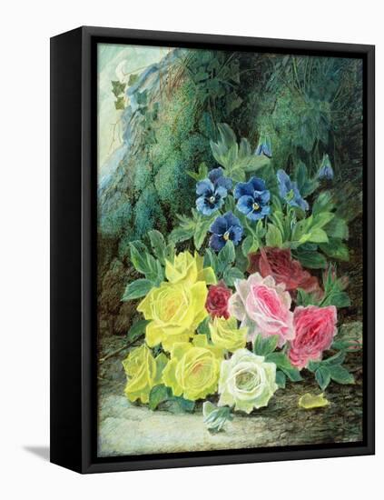 Roses-Oliver Clare-Framed Premier Image Canvas