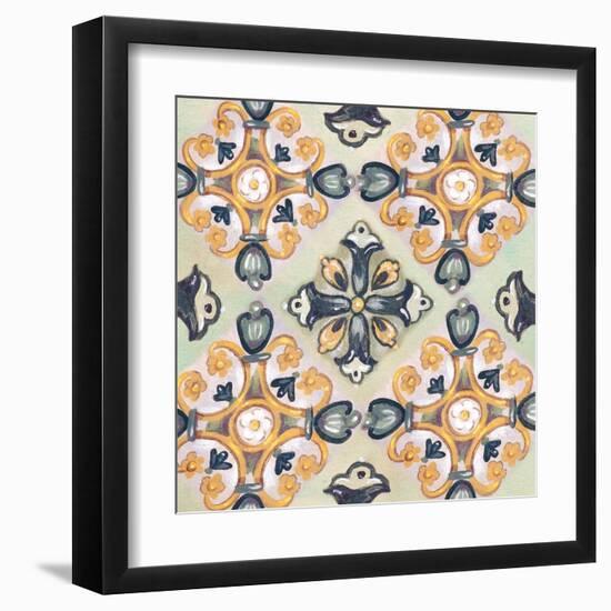 Rosette Adornment III-Margaret Ferry-Framed Art Print