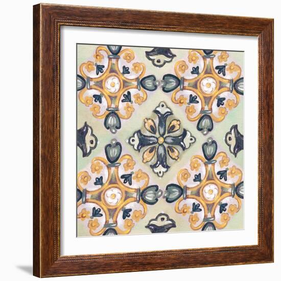 Rosette Adornment III-Margaret Ferry-Framed Art Print