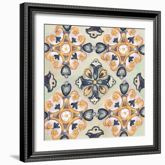 Rosette Adornment III-Margaret Ferry-Framed Art Print