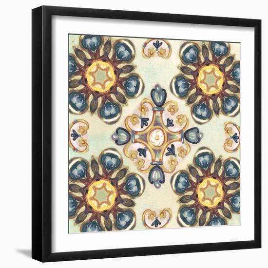 Rosette Adornment IV-Margaret Ferry-Framed Art Print