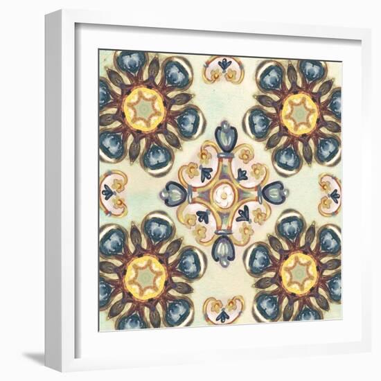 Rosette Adornment IV-Margaret Ferry-Framed Art Print