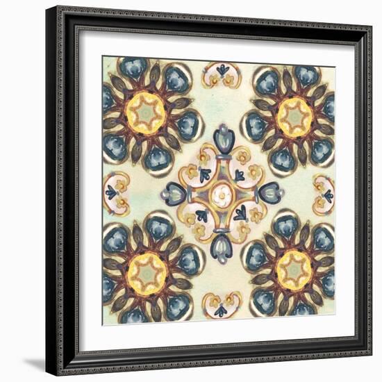 Rosette Adornment IV-Margaret Ferry-Framed Art Print