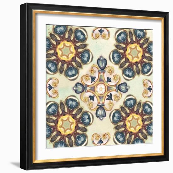 Rosette Adornment IV-Margaret Ferry-Framed Art Print