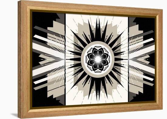 Rosette Burst-null-Framed Stretched Canvas