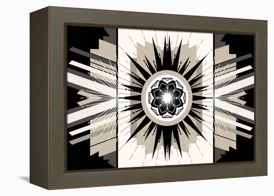 Rosette Burst-null-Framed Stretched Canvas