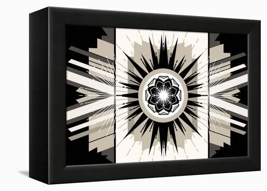 Rosette Burst-null-Framed Stretched Canvas