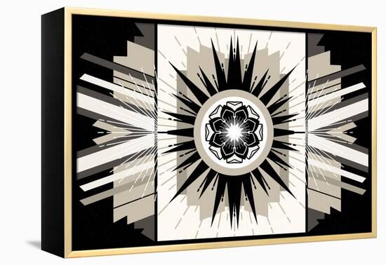 Rosette Burst-null-Framed Stretched Canvas