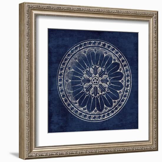 Rosette I Indigo-Wild Apple Portfolio-Framed Art Print