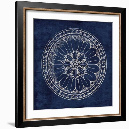 Rosette I Indigo-Wild Apple Portfolio-Framed Art Print