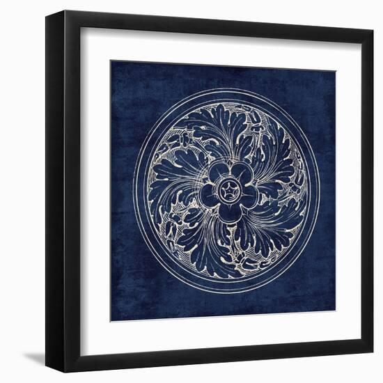 Rosette II Indigo-Wild Apple Portfolio-Framed Art Print