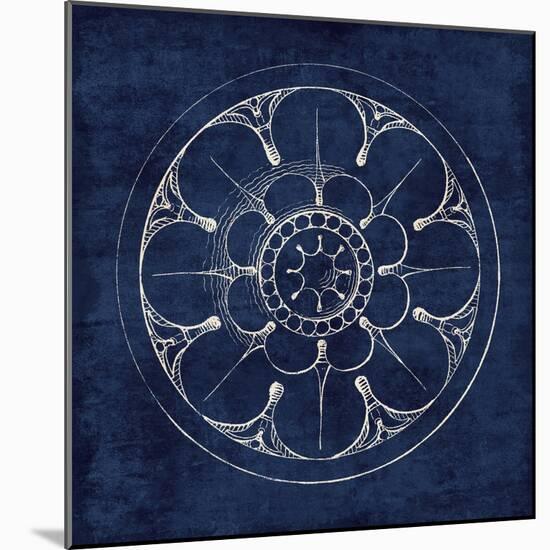 Rosette III Indigo-Wild Apple Portfolio-Mounted Art Print