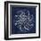 Rosette IV Indigo-Wild Apple Portfolio-Framed Art Print