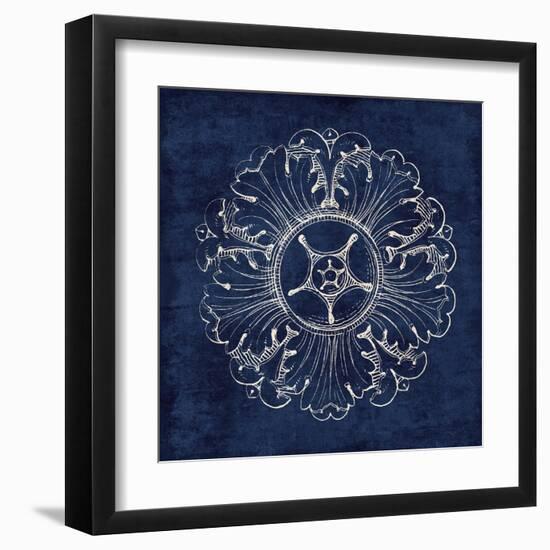 Rosette VI Indigo-Wild Apple Portfolio-Framed Art Print