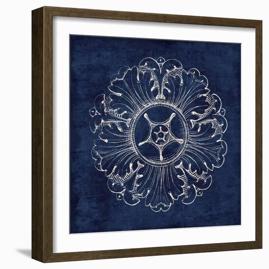 Rosette VI Indigo-Wild Apple Portfolio-Framed Art Print