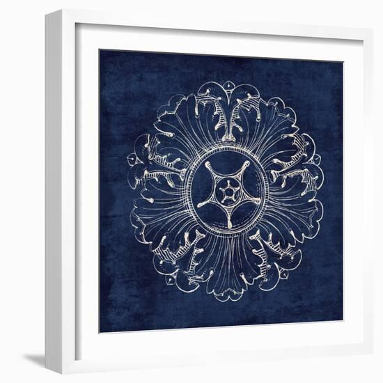 Rosette VI Indigo-Wild Apple Portfolio-Framed Art Print