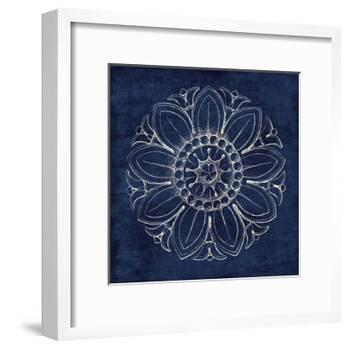 Rosette VII Indigo-Wild Apple Portfolio-Framed Art Print