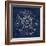 Rosette VII Indigo-Wild Apple Portfolio-Framed Art Print