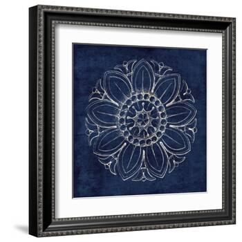 Rosette VII Indigo-Wild Apple Portfolio-Framed Art Print