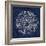 Rosette VIII Indigo-Wild Apple Portfolio-Framed Art Print