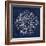 Rosette VIII Indigo-Wild Apple Portfolio-Framed Art Print