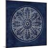 Rosette VIII Indigo-Wild Apple Portfolio-Mounted Art Print