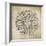 Rosette VIII Neutral-Wild Apple Portfolio-Framed Art Print