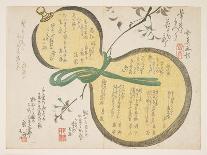 Water Gourd and Cherry Blossoms-Rosh?-Premier Image Canvas