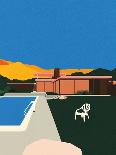 Tennis Court in the Desert-Rosi Feist-Giclee Print