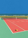 Tennis Court in the Desert-Rosi Feist-Framed Premier Image Canvas