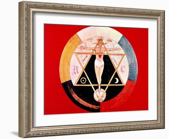 Rosicrucian Symbol of the Hermetic Order of the Golden Dawn-null-Framed Giclee Print